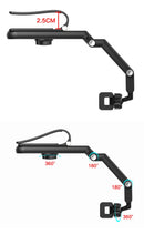 360° Adjustable Stable  Foldable Sun Visor Phone Holders 4-7 Inch Carbon Fiber