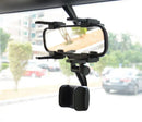 Universal Rearview Mirror Phone Holder Mounts Multi Function