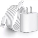 20W PD Wall Charger + Lightening to Type-C Cable Set Super Fast Charging Adapter iPhones