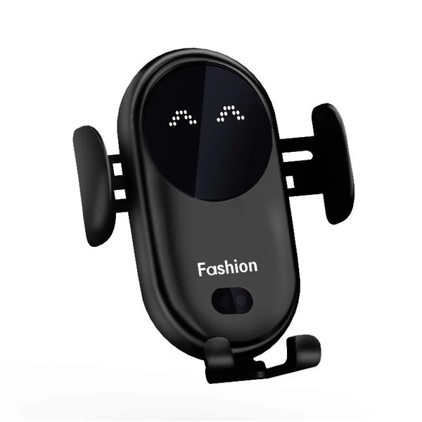 S11+ Automatic Infrared Sensor Car Wireless Charger 15W Fast Charging Air Vent Dashboard Mount Phone Holder