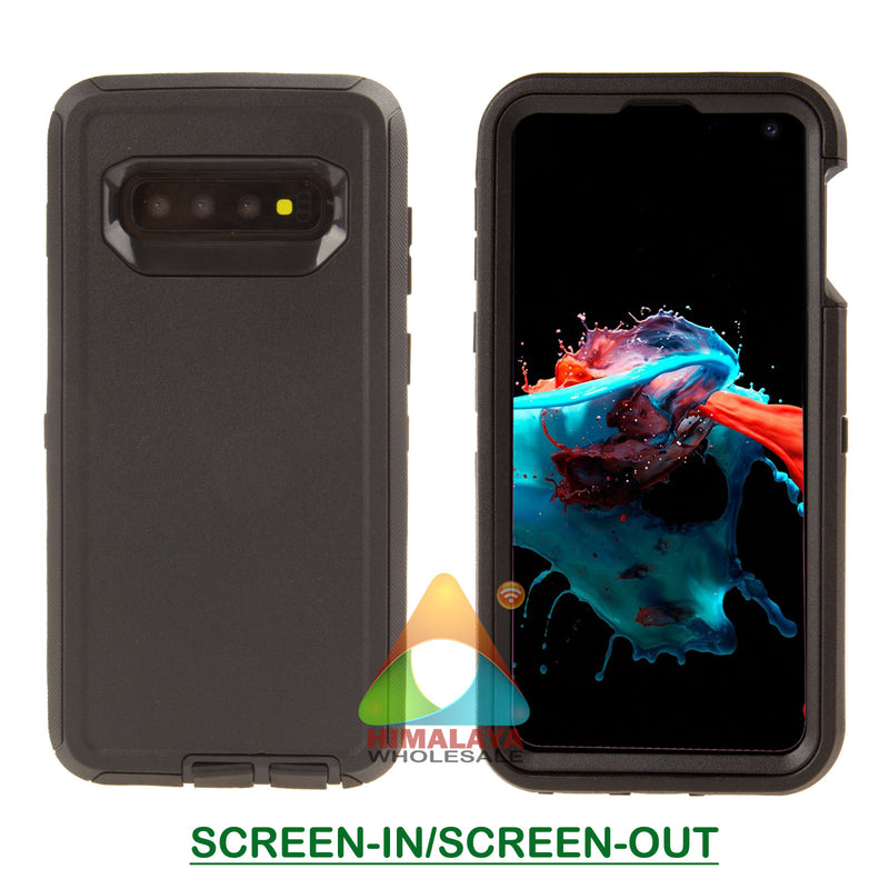 Shockproof Case for Samsung Galaxy S10 Cover Clip Rugged Heavy Duty