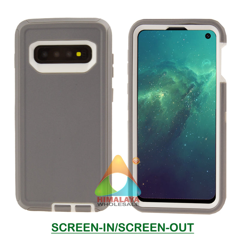 Shockproof Case for Samsung Galaxy S10 Cover Clip Rugged Heavy Duty