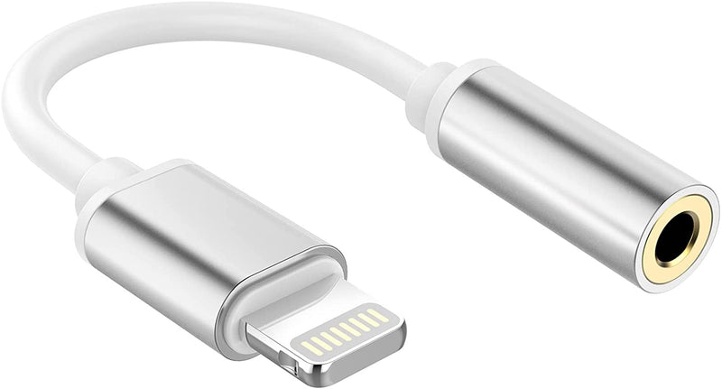 Lightning to 3.5 mm Aux Headphone Jack Adapter for All Iphones