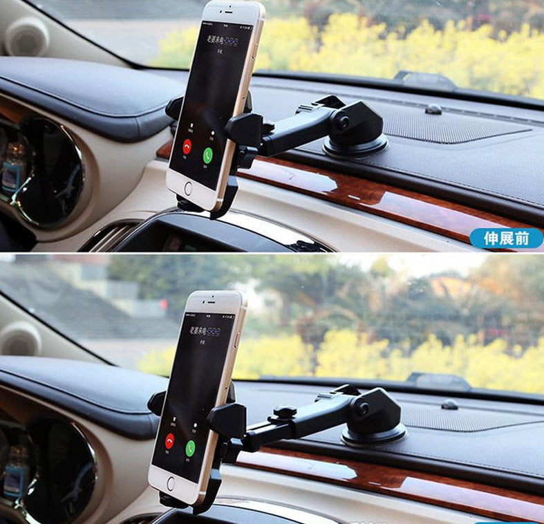 Phone Universal Car Mount Long Neck Windshield Dashboard Cell Phone Holder Car Phone Mount