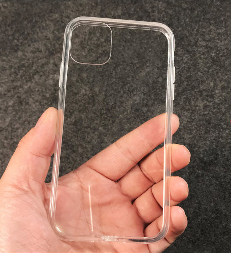 Clear Hard Acrylic Shockproof Antiscratch Case Cover for Apple iphone 11 6.1"