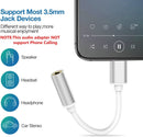 Lightning to 3.5 mm Aux Headphone Jack Adapter for All Iphones