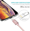 10 Feet Compatible Phone Cable Nylon Braided Fast Charging USB Cord Replcement for iPhone