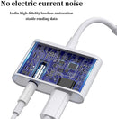 Charger and Headphone 2 in 1 Type C to 3.5mm Aux Audio Cable Cord Adapter
