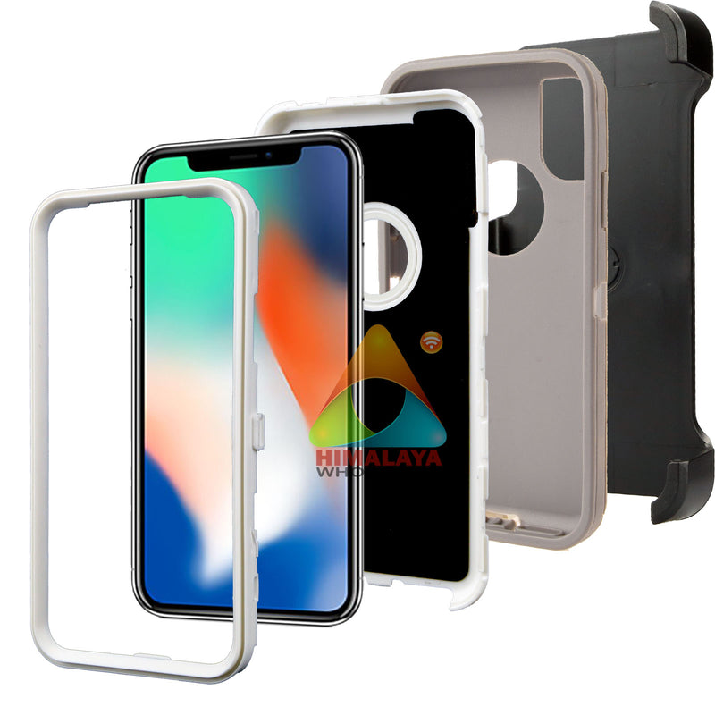 Shockproof Case for Apple iPhone XR Camouflage Clip Cover Rugged Heavy Duty