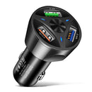 3 USB Ports Car Charger Quick 7A Fast Charging QC3.0 For Mobile Phone Adapter Android