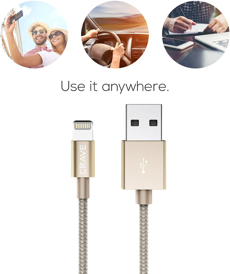 10 Feet Compatible Phone Cable Nylon Braided Fast Charging USB Cord Replcement for iPhone