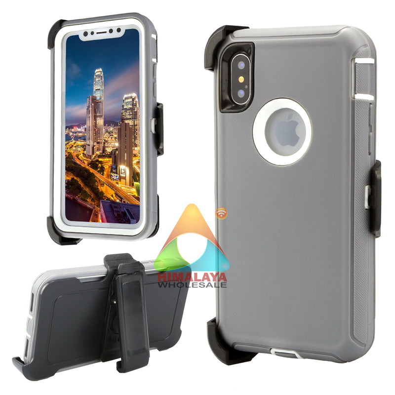 Shockproof Case for Apple iPhone XR Cover Clip Rugged Heavy Duty