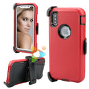 Shockproof Case for Apple iPhone X XS Cover Clip Rugged Heavy Duty