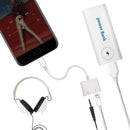 Charger and Headphone 2 in 1 Lightning to 3.5mm Aux Audio Cable Cord Splitter Adapter