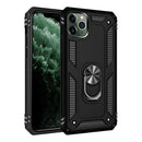 Apple iPhone 13 PRO MAX Armor Magnetic Case Hybrid Metal Ring Holder Stand Black