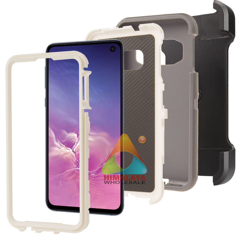 Shockproof Case for Samsung Galaxy S10 Camouflage Clip Cover Rugged Heavy Duty