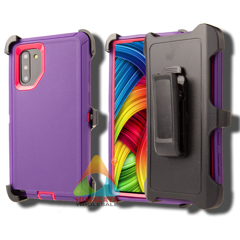 For Samsung Galaxy Note 10 Shockproof Case Cover Clip Rugged Heavy Duty