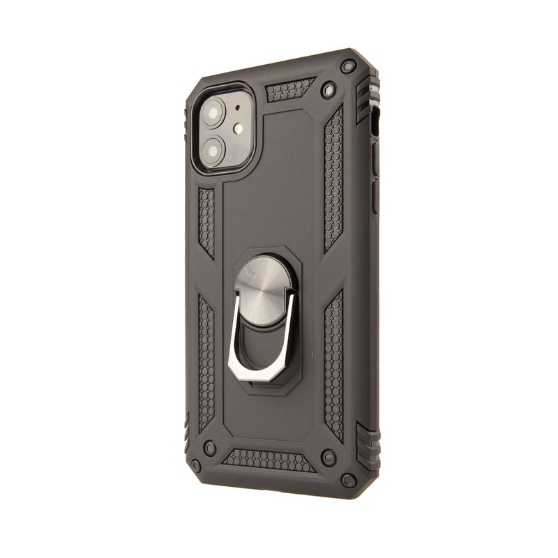 Apple iPhone 13 Armor Magnetic Case Hybrid Metal Ring Holder Stand