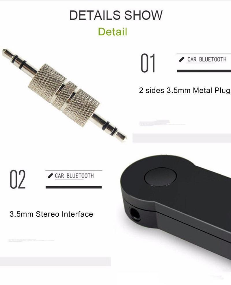 fm transmitter receiver 3.5mm aux interface