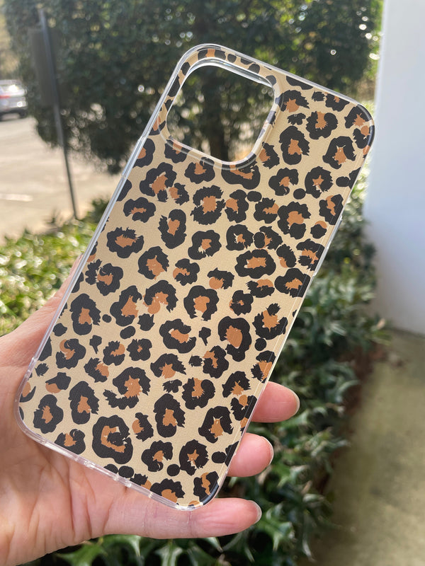 Hard Acrylic Shockproof Antiscratch Case Cover for Apple iphone 14 Pro Max 6.7" Cheetah Print