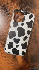 Hard Acrylic Shockproof Antiscratch Case Cover for Apple iphone 14 Pro Max 6.7" Cow Print