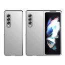 For Samsung Galaxy Z Fold 4 Snap On Premium Matte Finish Case Cover - Silver