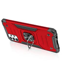 For Samsung A23 5G Armor Magnetic Case Hybrid Metal Ring Stand Red