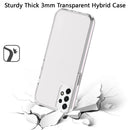 Heavy Duty 2mm Thick Clear Hard Shockproof Case Cover for Samsung A53 5G