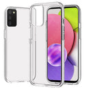 Heavy Duty 3mm Thick Clear Hard Shockproof Case Cover for Samsung A03s 5G