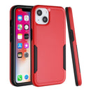 Shockproof Dual Layer Hybrid Case for Apple iPhone 14 6.1" Red