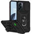 For OnePlus Nord N300 5G Armor Magnetic Case Hybrid Metal Ring Holder Stand