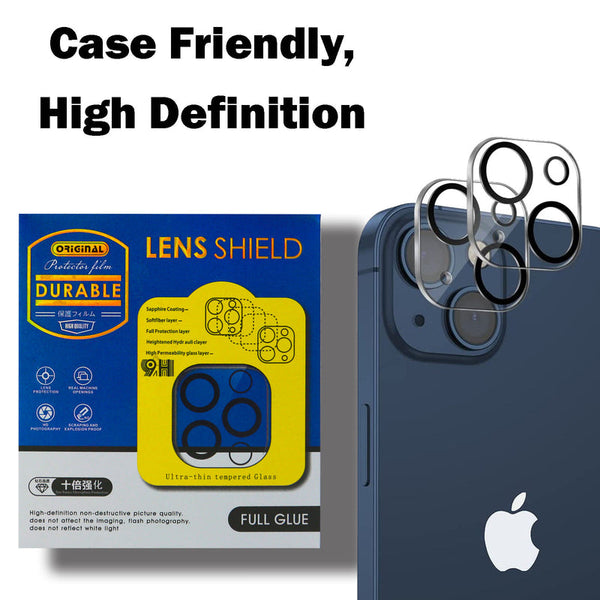For Apple iPhone 12 Mini Camera Lens Protector, Tempered Glass 9H Hardness with Easy Instalation