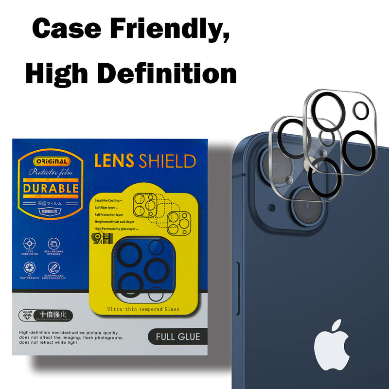 For Apple iPhone 13 Pro/13 Pro Max Camera Lens Protector, Tempered Glass 9H Hardness with Easy Installation