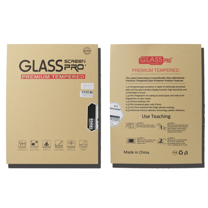 For Apple iPad Air 3 10.5" (2019) Screen Protector, Anti-Fingerprint, Ultra HD, 9H Hardness Durable Tempered Glass, Scratch Resistant