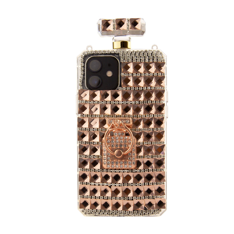 Luxury Perfume Bottle Diamond Bling Sparkly Glitter Case For Apple iPhone 12/12 Pro