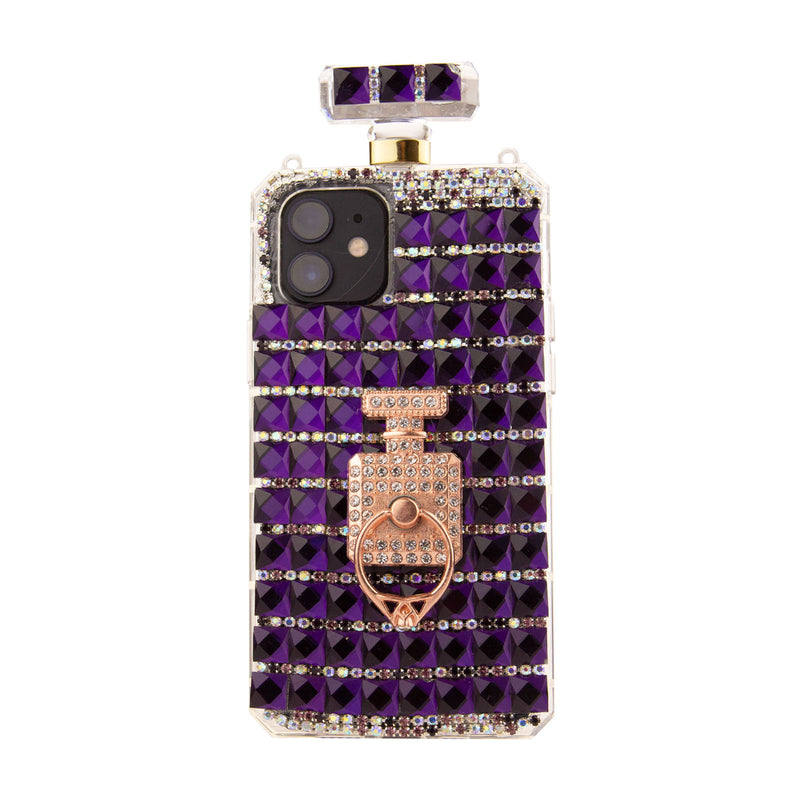 Luxury Perfume Bottle Diamond Bling Sparkly Glitter Case For Apple iPhone 12/12 Pro