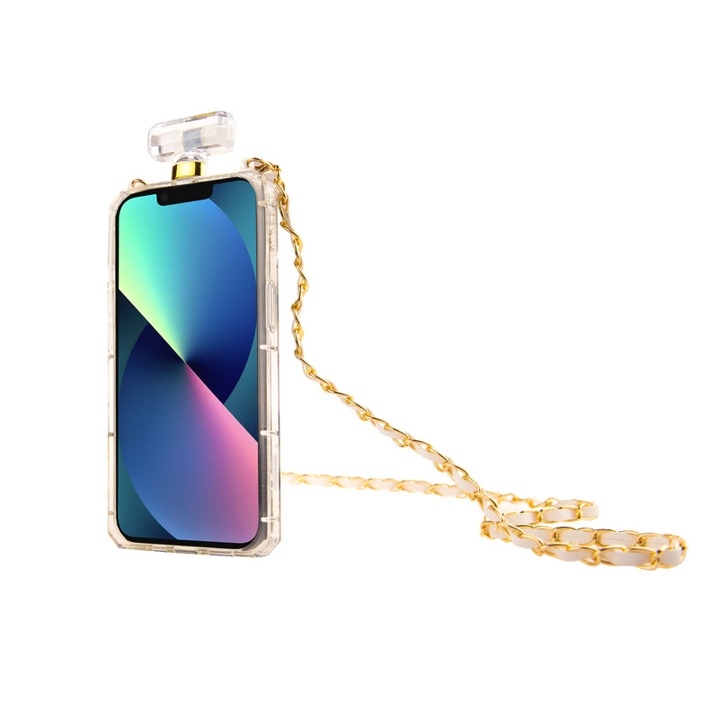 Luxury Perfume Bottle Diamond Bling Sparkly Glitter Case For Apple iPhone 13 Pro