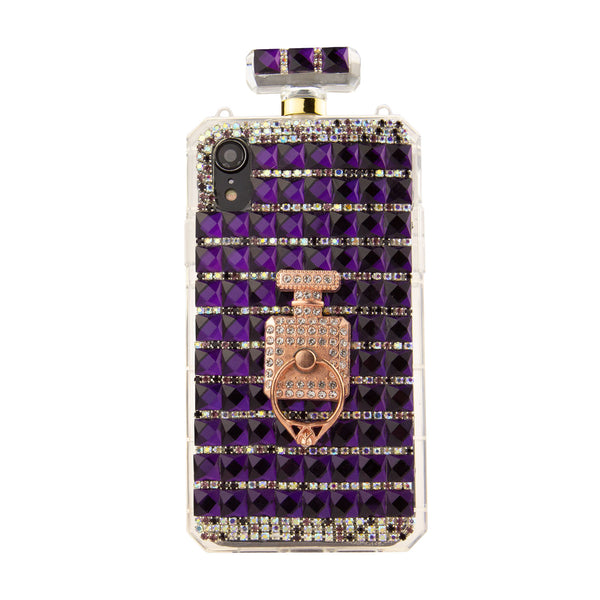 Luxury Perfume Bottle Diamond Bling Sparkly Glitter Case For Apple iPhone XR