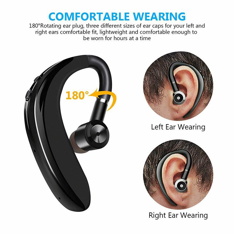 S109 Bluetooth 5.0 TWS Earhook Wireless  Wide Compatibility Headset