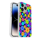 Hard Acrylic Shockproof Antiscratch Case Cover for Apple iphone 14 Pro Max Colorful Flowers