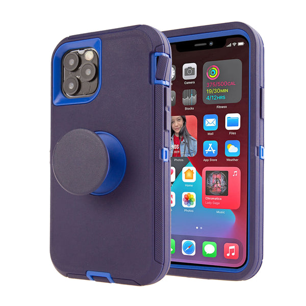 Defender Case for Apple iPhone 11 Pro Max with popopup Socket Stand