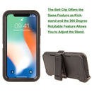 Shockproof Case for Apple iPhone X/XS Deer Skull USA Flag Rugged Heavy Duty