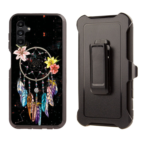 Shockproof Case for Samsung Galaxy A13 Dream Catcher Cover Rugged Heavy Duty