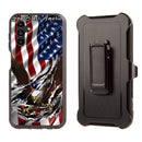 Shockproof Case for Samsung Galaxy A26 Eagle USA Flag Ripped Cover Rugged Heavy