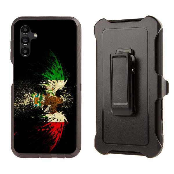 Shockproof Case for Samsung Galaxy A13 Cover Clip Rugged Mexico Eagle