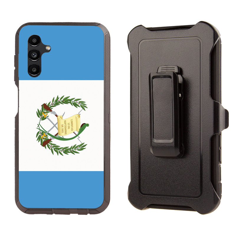 Shockproof Case for Samsung Galaxy A13 5 Guatemal Flag Cover Clip Rugged Heavy