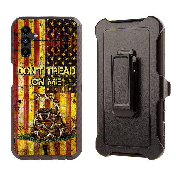 Shockproof Case for Samsung Galaxy A13 Cover Clip Rugged Gadsden flag