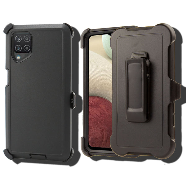 Shockproof Case for Samsung Galaxy A12 5G Cover Clip Rugged Heavy Duty