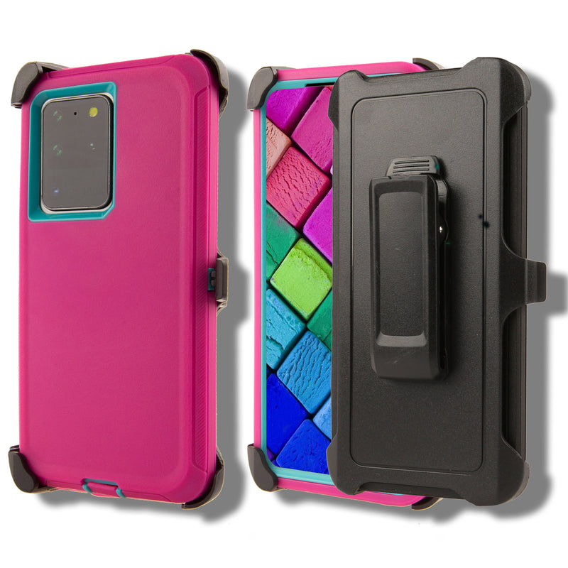 Shockproof Case for Samsung Galaxy S20 Ultra Cover Clip Rugged Heavy Duty