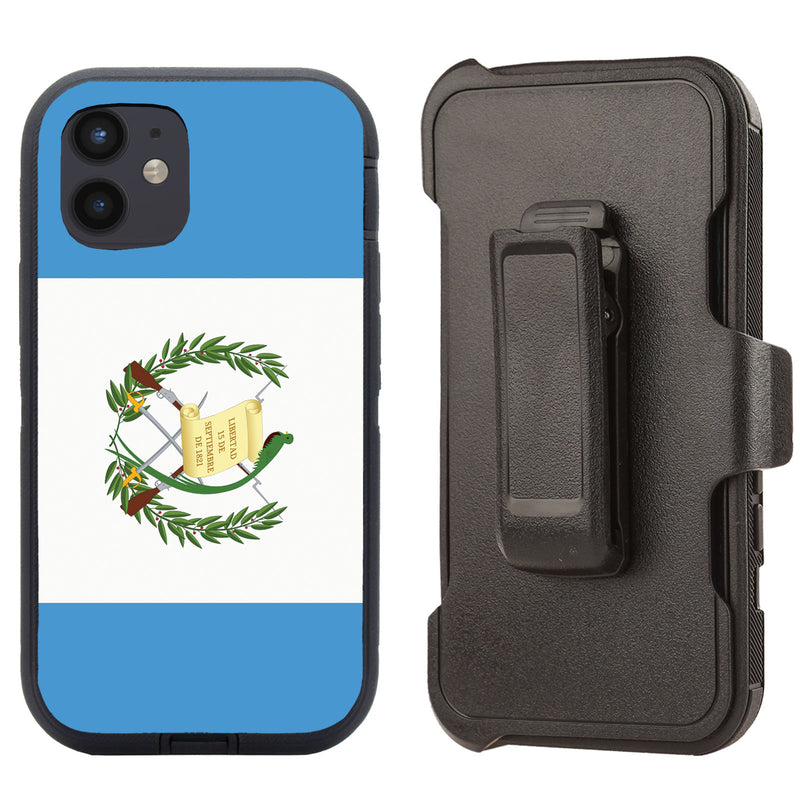 Shockproof Case for Apple iPhone 12 Mini 5.4" Guatemala Flag